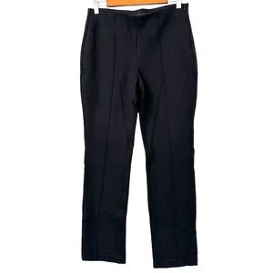CHICO'S Women’s Black Ponte‎ Stretchy Straight Leg Pants Size 0 / XS